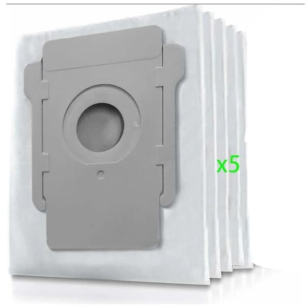 5 stk. Irobot Roomba i7 poser, erstatningsstøvsugerposer til iRobot Roomba i7 i7+ / i7 Plus E5 E6 E7 S9 S9+ støvsugere