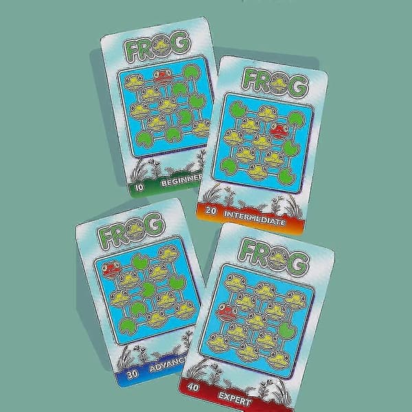 Frog Checkers Fun Game Chess Kids Desktop Puzzle Checkers Toy