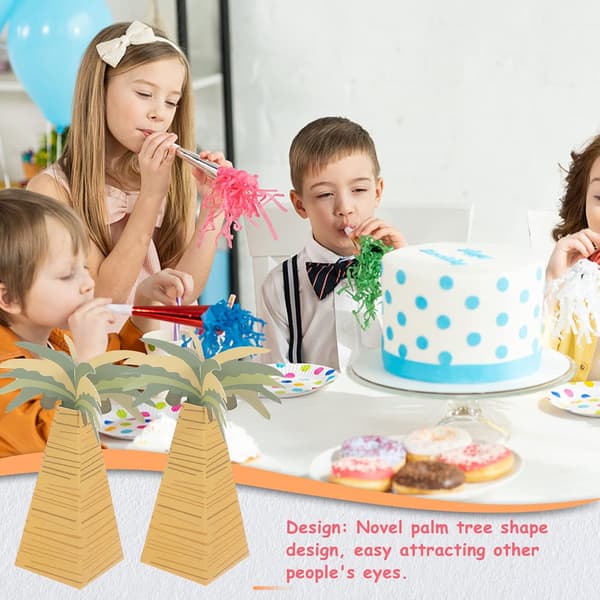 24 Pieces Coconut Tree Candy Box Palm Tree Candy Box Mini Gift