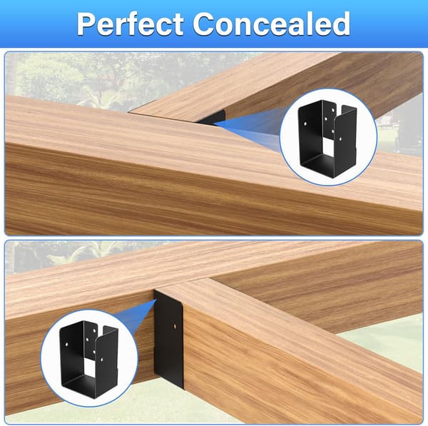 Hidden Beam Hanger (1-Pack), Outdoor Hidden Beam Bracket