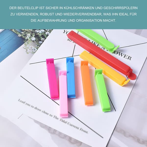 Forseglingsklemmer 10 stk Matforseglingsklemmer 11cm Poseklemmer
