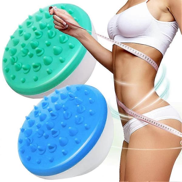 Cellulite Massage Brush Body Massage, Soft Silicone Teeth Five Element Meridian Brush
