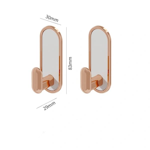 2 stk. håndklædekroge, knager, nøglekroge