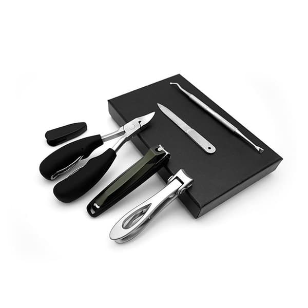 Large Nail Clipper Set, 5-Pack Sharp Toenail and Fingernail Clippers