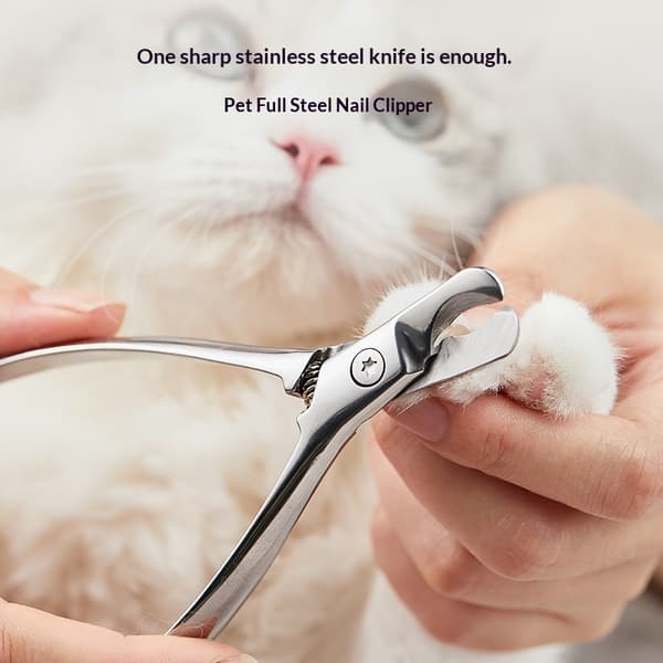 Dog Nail Clippers - Sharp, All-Steel, Ergonomic Handle, Safe and Trimming