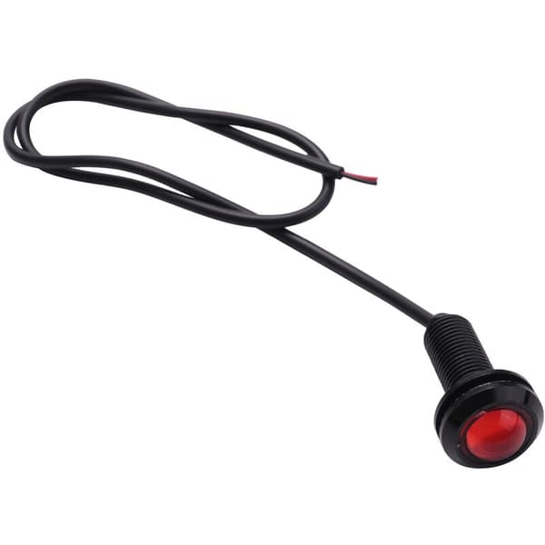 2 x LED Eagle Eye 18 mm diameter røde kjøretøyryggelys