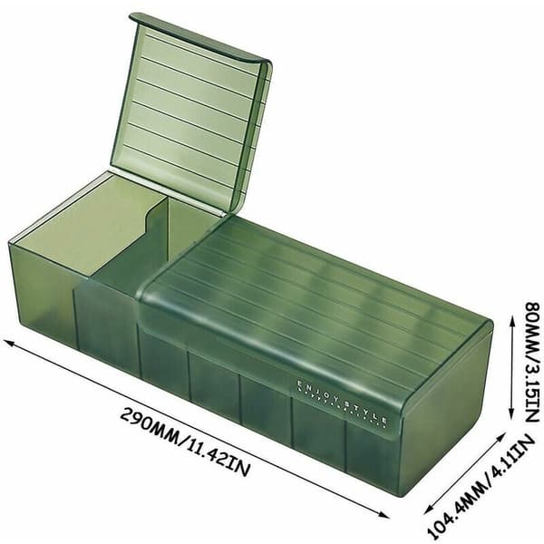Opbevaringsboks til skrivebordsopladerkabel, oplader, opladerkabel, uafhængig strømkabelopbevaringsboks, efterbehandling