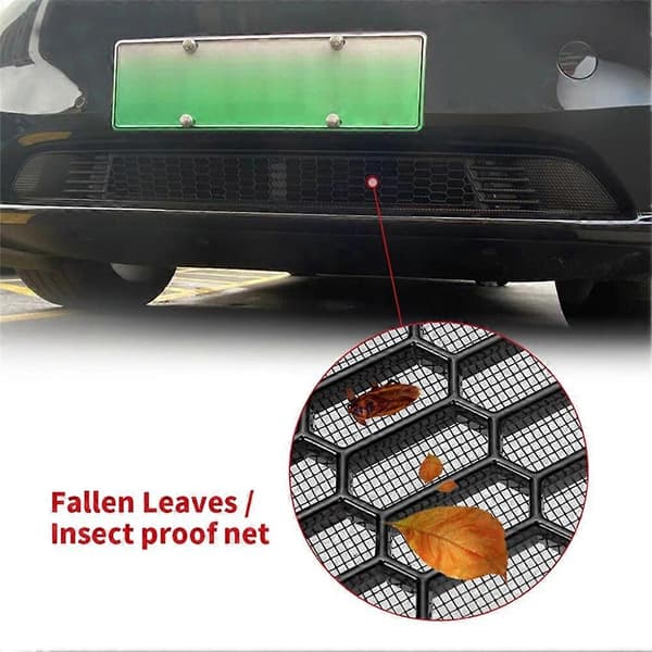 For Tesla Model 3 Model Y Car Lower Bumper Anti Insect Net Radiator Guard Grille Panel for Tesla Model 3 /Y 2017-2022