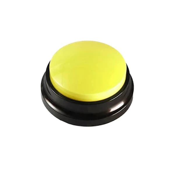30 Second Recording Button Dog Buttons For Communication Interactive Dog Talking Button Set Yellow