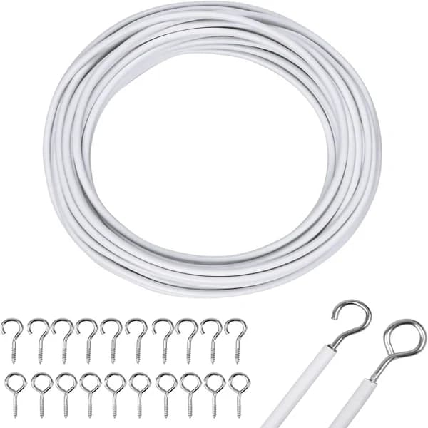 Netgardin Wire 10M Gardin Wire Hvid Gardin