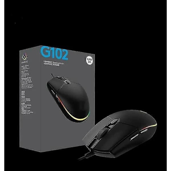 Wired Office Mouse Suitable for G102 Second Generation Mouse Internet Cafe RGB Gaming Mouse Wired Business Mouse