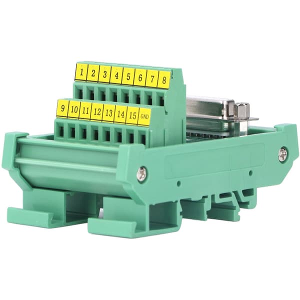 PCB Terminal Block Copper Material Printed Labels Compact 0.8A/pin 0.2Nm Female Twist-on Distribution Module DC 60V, DUBUNS