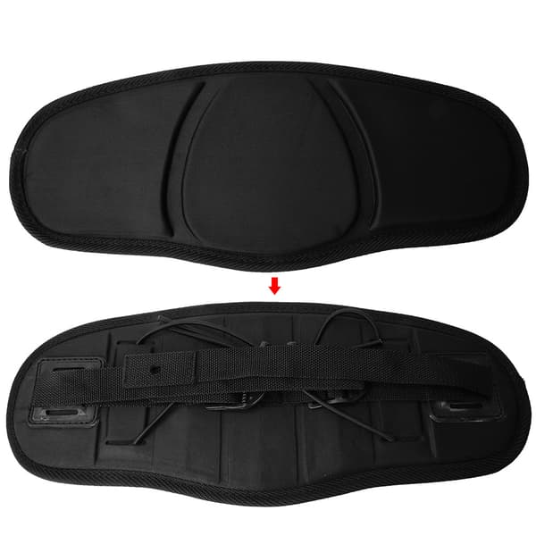 Adjustable Comfortable Black Non-slip Canoe Seat Backrest Pad