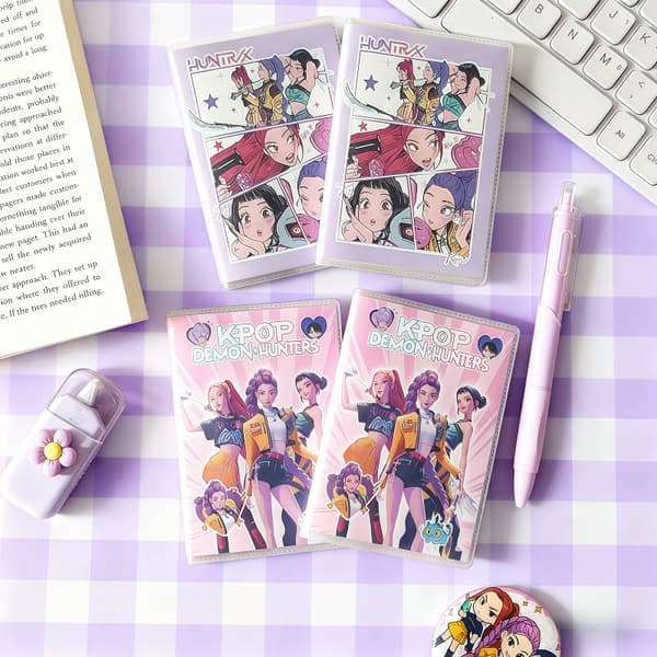 K-POP Studentbrevsett, Studiebelønningsgave og Suvenir – Rosa Pink