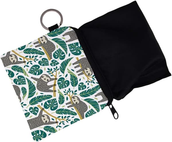 1 Piece Sloth Cartoon Creative Coin Purse Waterproof Storage Bag
