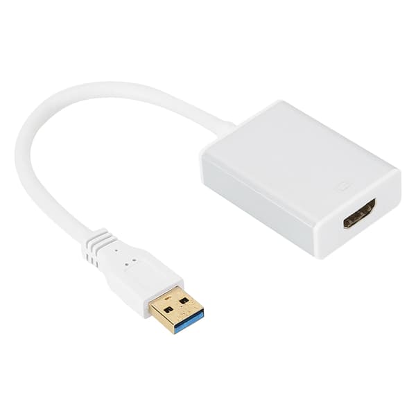 USB 3.0 til HDMI-adapter - 1080P-skærm til PC, Mac, HDTV, projektor