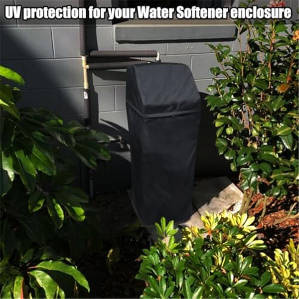 Water Softener Cover for Grain Softener (Black)