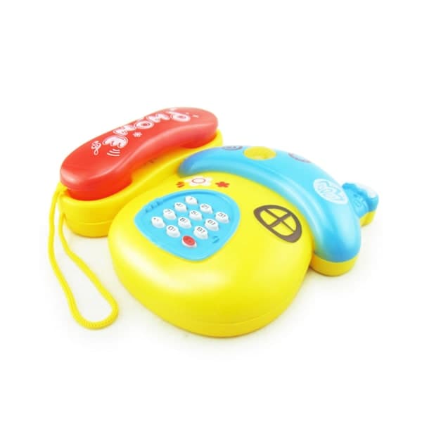 Funny Cartoon Music Pull Wire Phone Toy Educational Development Kids Christmas Gift
