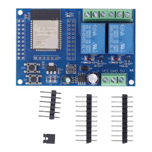 Relémodul 4 M Byte Flash Programmerbare Taster Dobbel Relémodul for Sekundær Utviklingslæring DC5-60V