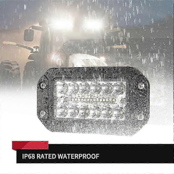 st 12V 6 tommers innfelt arbeidslys 26 LED supersterke frontlykter bilfrontlykter