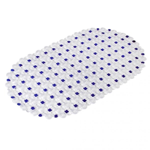 Halkfri PVC Badkar/Duschmatta Golv Badkarsunderlägg Matta Mörkblå