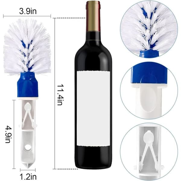 Pool Corner Brush 2-pack with Easy Clips for Above Ground Pool Cleaning