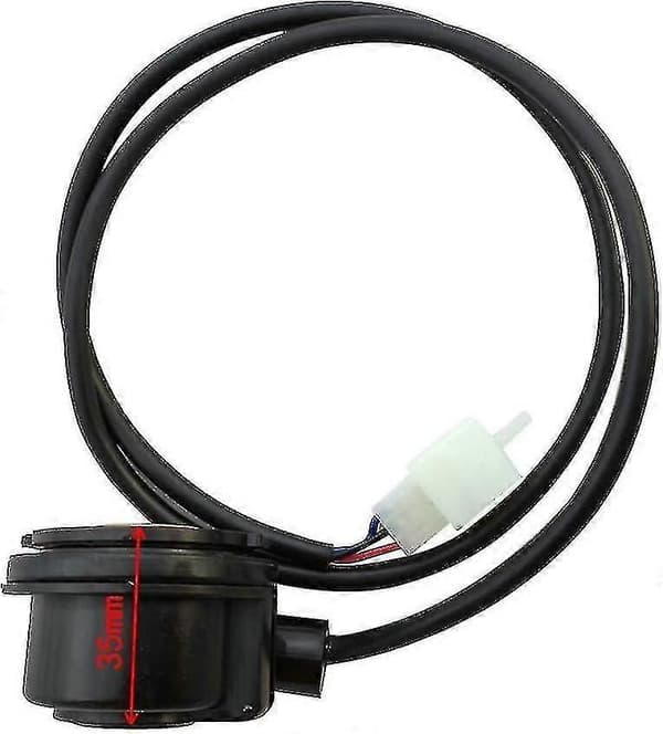 Motorcycle Speed Sensor, Universal 3-Pin Connection Reliable Motorcycle Digital Speedometer Sensor Cable 1pc-Black