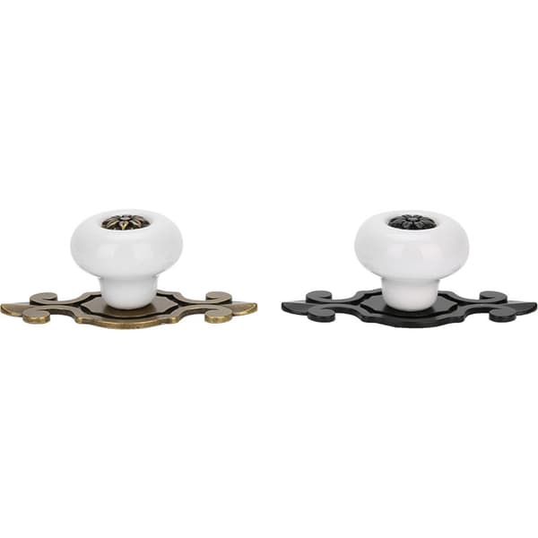 4 Pcs Home Decor Ceramic Drawer Knobs Cabinet Handles