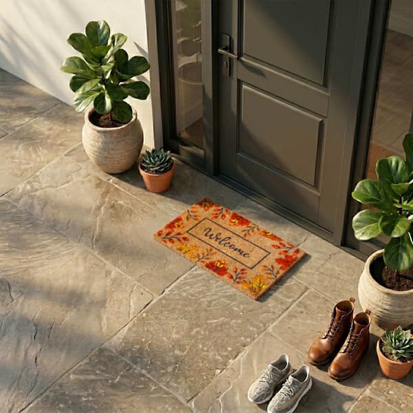 Coir Doormat, Non-Slip, 60x40 cm
