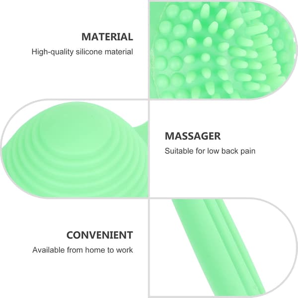 1 manual tool, manual tool, silicone back massager, body