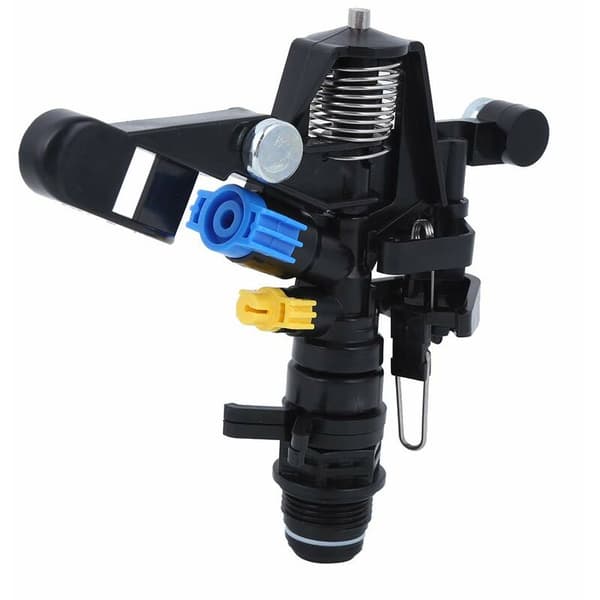 Rotating Lawn Sprinkler with Spray Nozzle, Irrigation Tool, G3/4 Male Thread