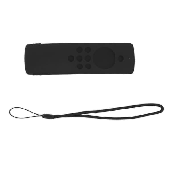 Silicone Remote Cover Protective Case Washable Remote Control Case Shockproof Remote Protector for Fire TV Stick Lite Black