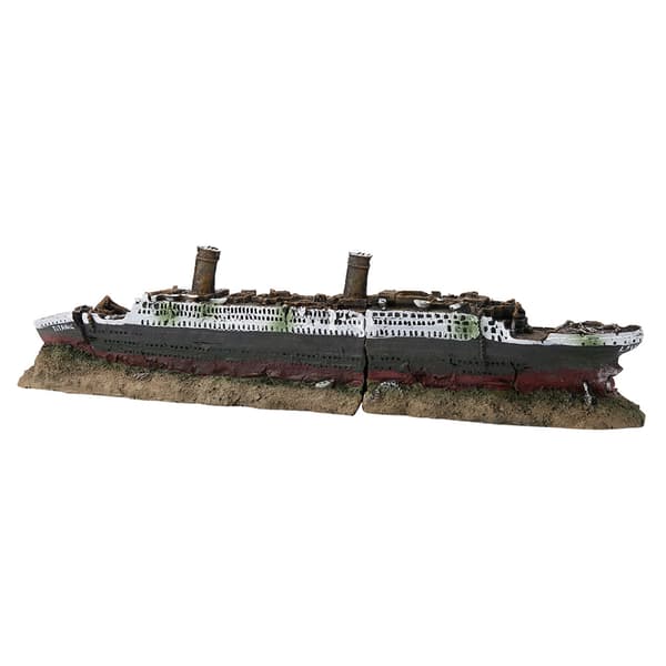 Titanic Skipsvrak Akvariedekorasjon