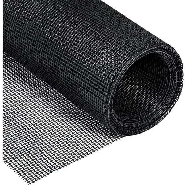 Ulisem Window Screen, 122cm x 252cm, Cuttable, Insect and Mosquito Protection - Black
