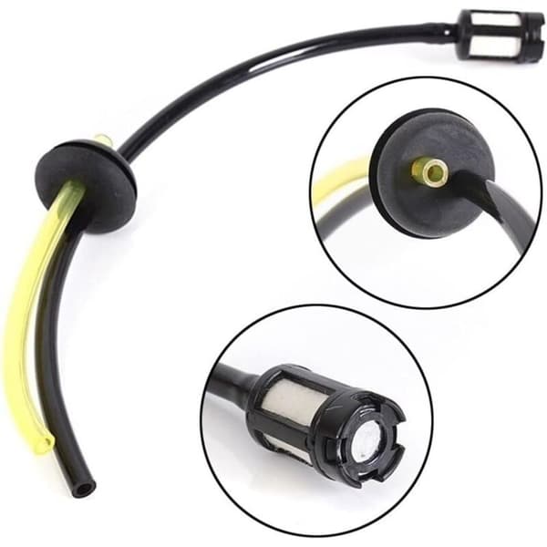 5 st bränsleslangar för gräsklippare, häcksax och kantskärare