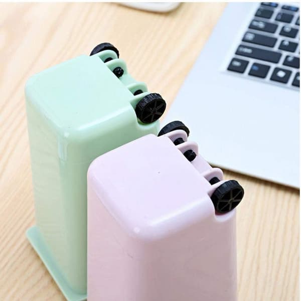4-pack Office Supplies Wheelie Mini Papperskorg
