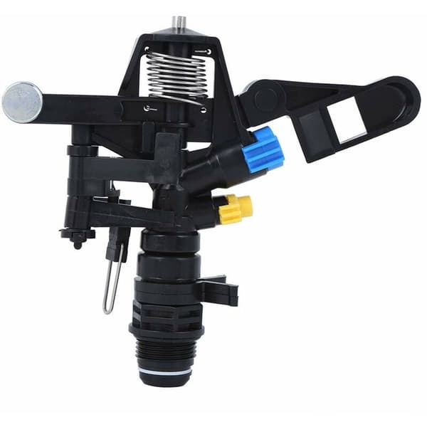 Rotating Lawn Sprinkler with Spray Nozzle, Irrigation Tool, G3/4 Male Thread
