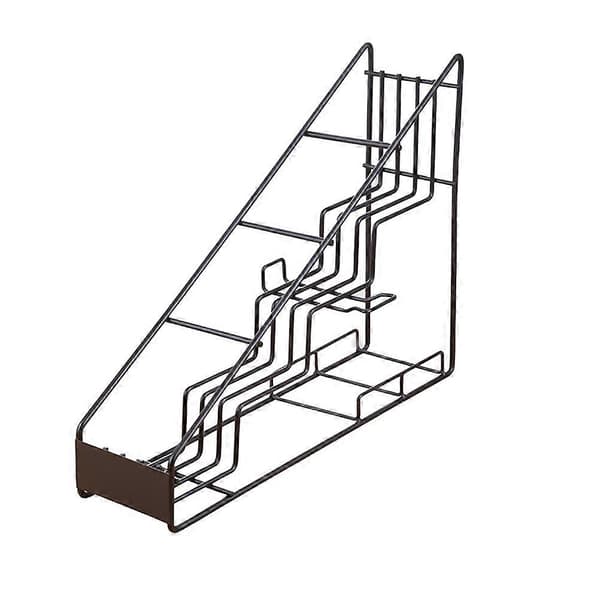 Iron Syrup Bottle Storage Rack Multifunctional Shelf for Cafe