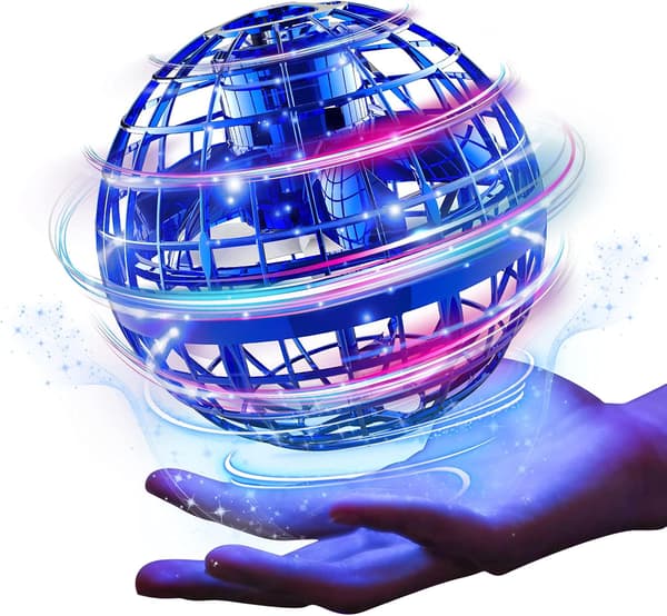 Handkontrollerad svävande boll med LED-lampor och coola trick-FX-