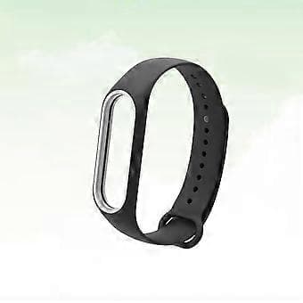 Trendy silikone erstatningsrem til Miband 3 Xiaomi 3 Smart Armbånd (Sort nr. 2)