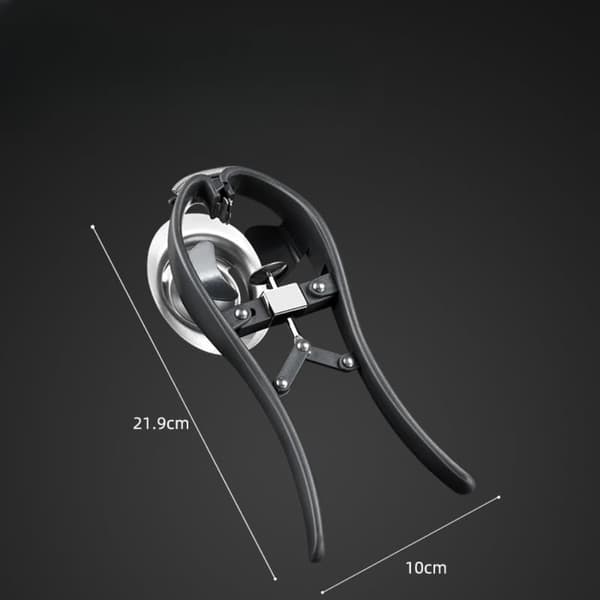 Egg Cracker, Automatic Egg Cracker, Easy Egg Shell Cutter, Egg Shell Cutter, Egg Separator, Creative Kitchen Utensils (Black)