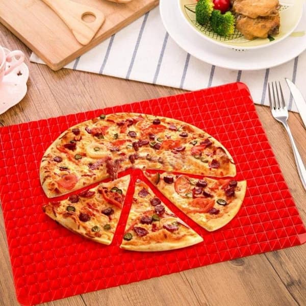 Non-stick bakematte rød varmebestandig silikon bakeplate bakematte silikonmatte kokematter for