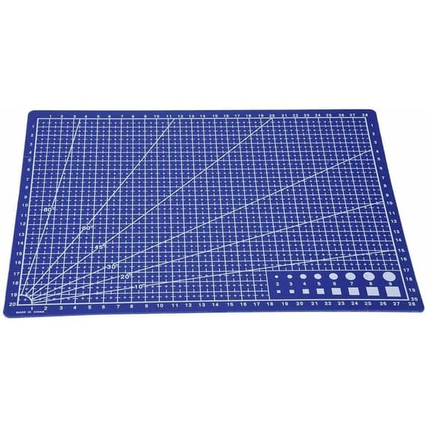 Self-healing cutting mat, A4 quilted grid lines cutting board for leather paper office supplies tools