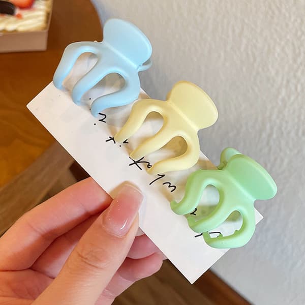 Sett med 6 gresskarhårspenner for kvinner