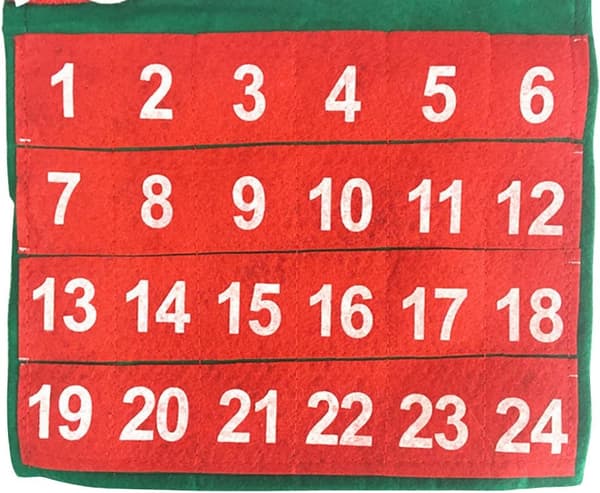 Adventskalendere Juledekorasjon Nedtelling Julekalender