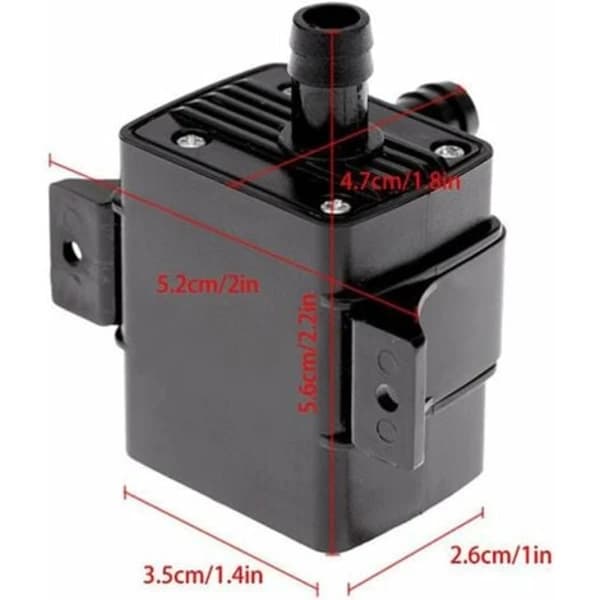 TS-Petites Högkvalitativa Bärbara Pumpar Micro-Micro DC 12V Borstlös Dränkbar Pump Dator Vattenkylning Vatten Cirkulationspump