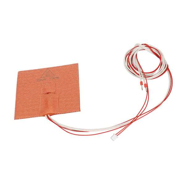 Opvarmet silikonepude til 3D-printer - 100x100 mm, 220V, 100W