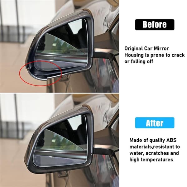 Side Mirror Cover Frame Lower Bracket 8202101 8202201 (Left) for Model Y 2019-2023