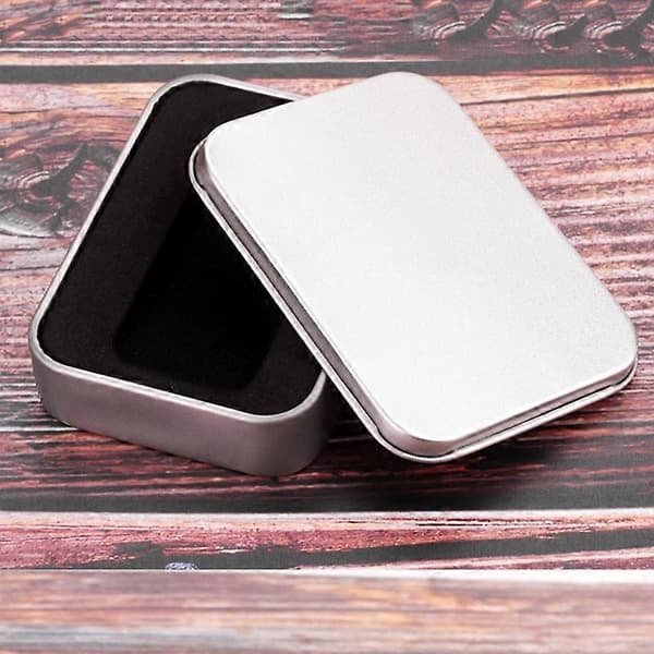 Portable Metal Storage Box Collection Box Container Holder Gift Box