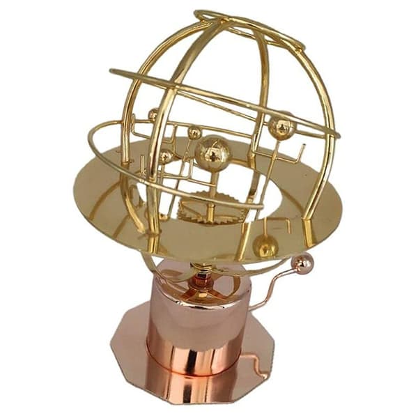 3D Metal Solsystem Model Retro Urværk Planeter Håndværk Kinetisk Kunst Asteroid Solsystem Model Skrivebordsindretning
